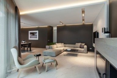 Private residential house interior